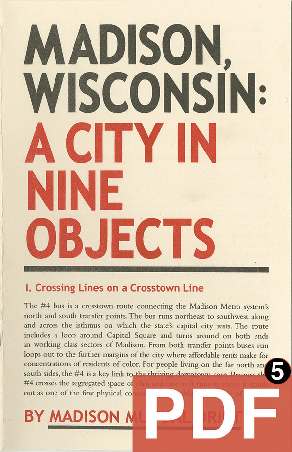 Madison Mutual Drift - Madison, Wisconsin: A City In Nine Objects [PDF-5]