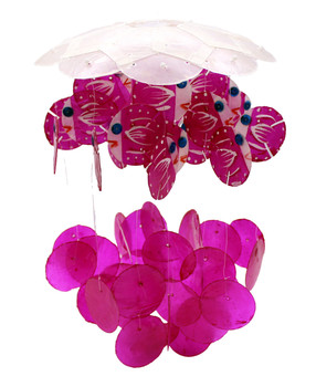  Pink Capiz Chime