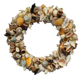 Round Seashells Wreath 12" 
