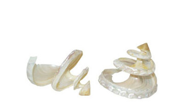 Pearlized Spiral  Cut Wavy Top