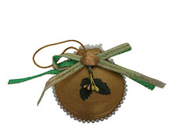 Sun & Moon Gold Ornament