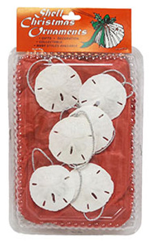 Sanddollar Ornaments-Glittered 