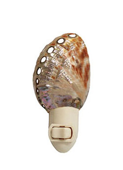 Polished Red Abalone Night Light