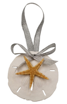 Sanddollar & Flat Star Ornament