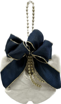 Arrowhead Sand Dollar Ornament-Blue