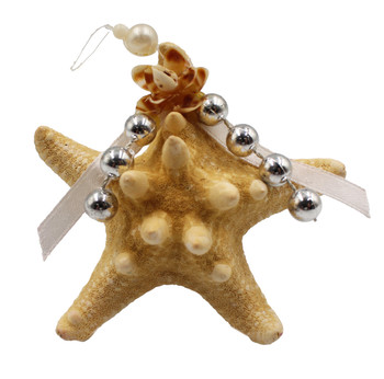 White Armoured Starfish Ornament