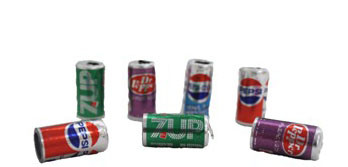 Assorted Soda Cans 