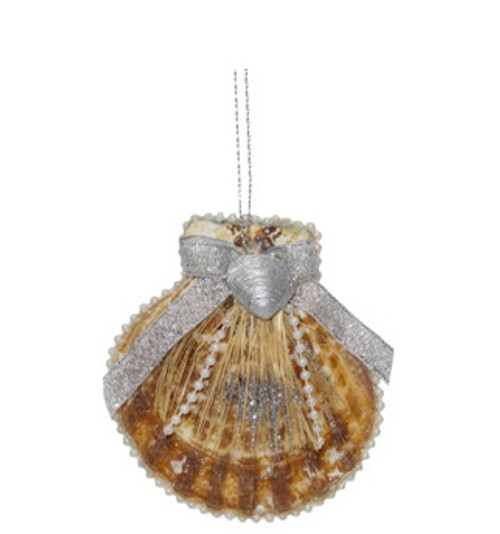 Radula W/ Abaca Ribbon Ornament