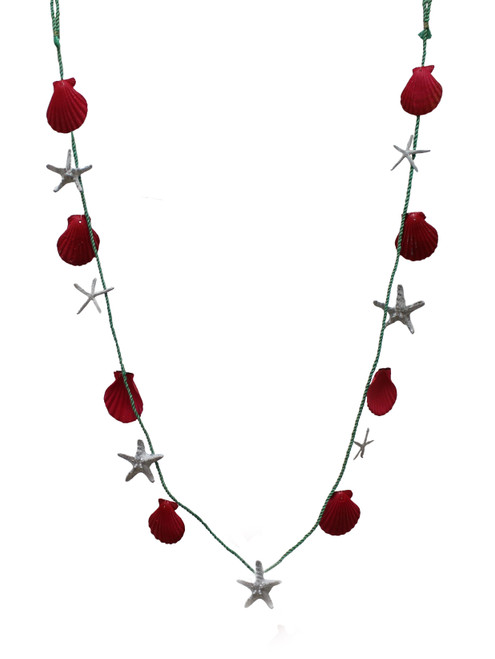 Dyed Green Abaca Garland- 6Ft.