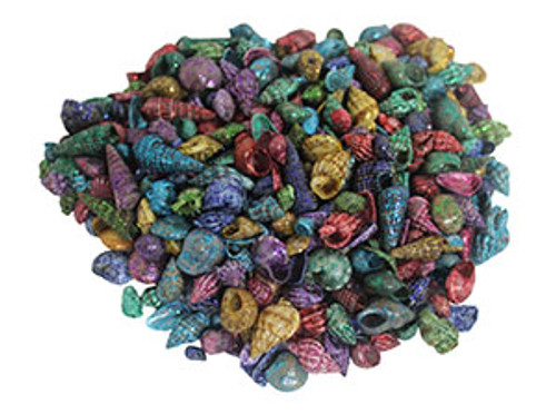 Tiny Metallic Dyed Seashell Mix 