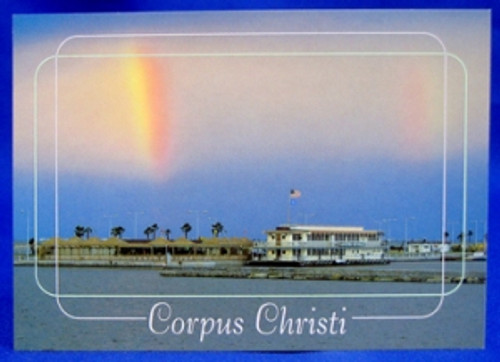 Corpus Christi Rainbow Postcard