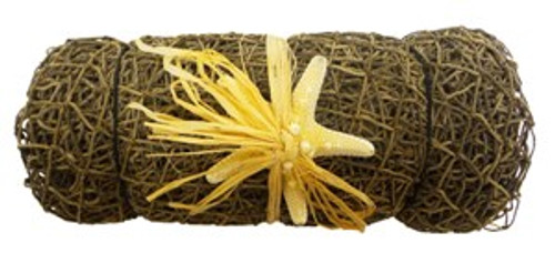 Decorative Net Roll w/Natural Armoured Starfish