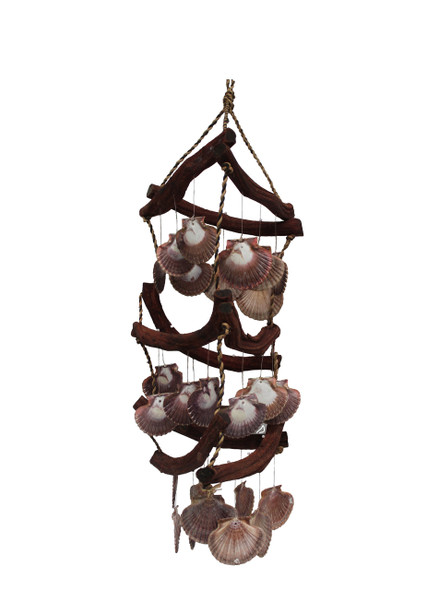 3 Layers Curly Vine W/Flats Windchime 