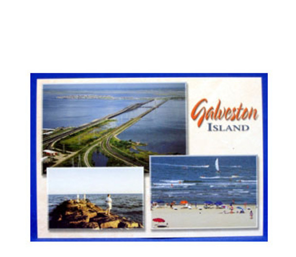 Collage of Galveston Island Postcard