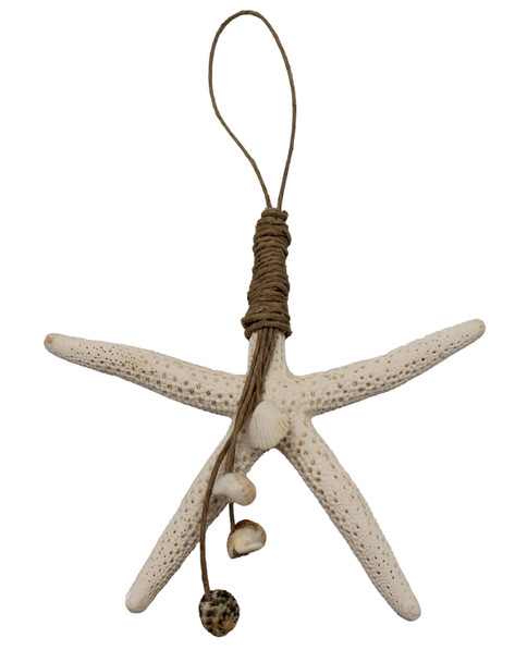 White Finger Starfish Ornament