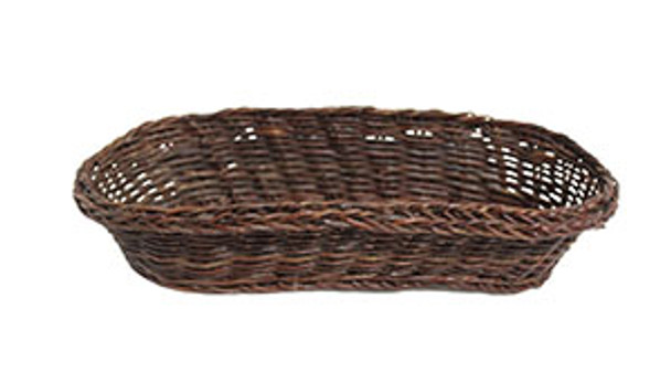 Small Oval Empty Basket - Brown