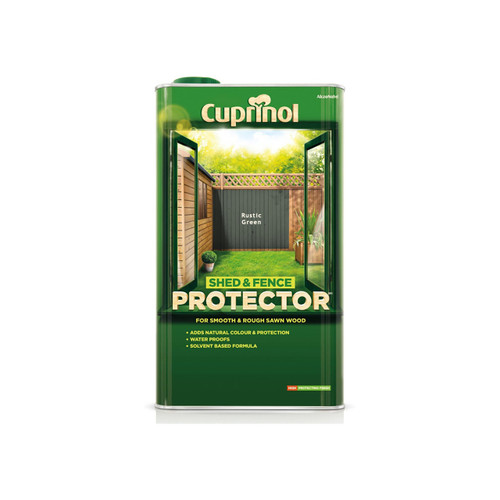 Cuprinol Shed & Fence Protector Rustic Green 5L