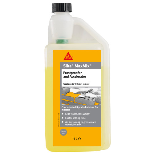Sika MaxMix Concentrated Frostproofer & Accelerator, 1 L