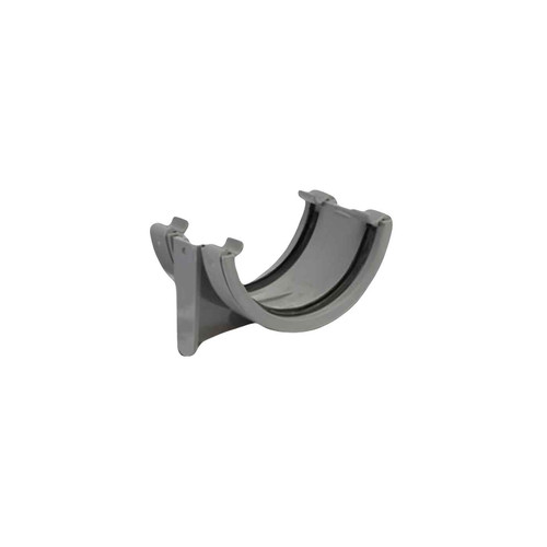 Polypipe Half Round Gutter Union Bracket, 112mm, Grey