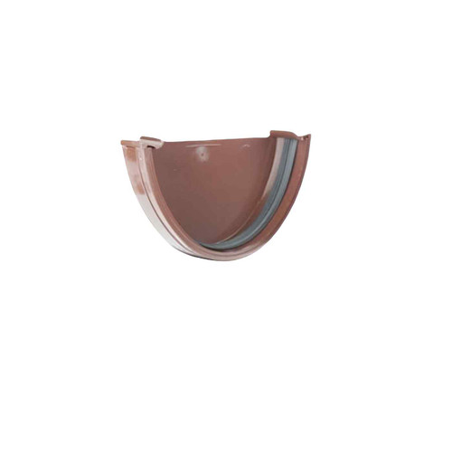 Polypipe Deep Capacity Gutter Stop End, 117mm x 75mm