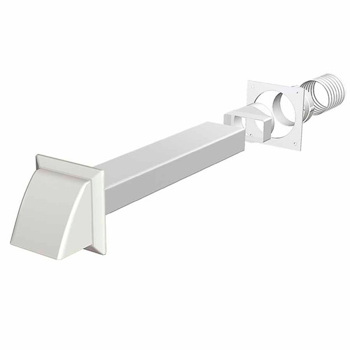 Domus Rectangular Tumble Dryer Kit & Self Closing Cowl