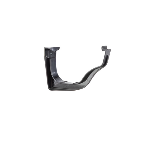 Polypipe Ogee Gutter, Black Fascia Bracket