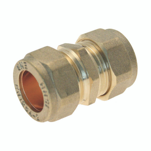 Compression Mixc Straight Connector, 1/2 x 15mm