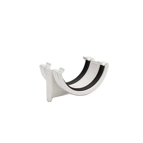 Polypipe Half Round Gutter Union Bracket, 112mm, White