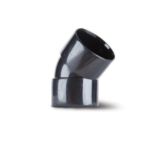 FloPlast ABS Solvent Weld 135 Degree Bend Black 32mm WS18B