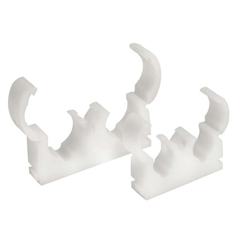 Talon Double Hinged Pipe Clips, 22mm