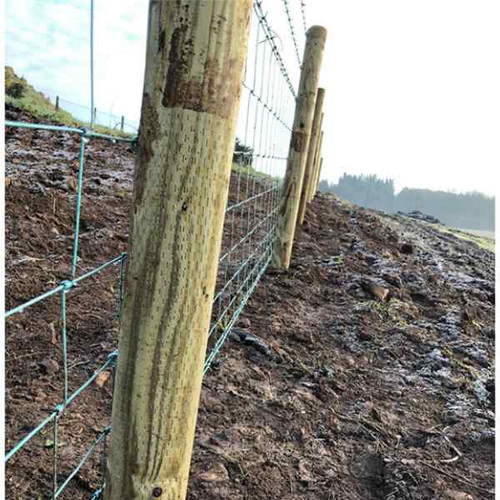 15 Year Treated Round Post 100mm x 2400mm