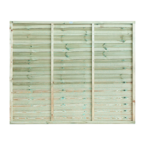 Grange Lap Fence Panel Green 1524mm x 1830mm (5 x 6)
