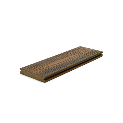 25mm x 140mm Trex Composite Decking Grooved Board 3.66m Spiced Rum