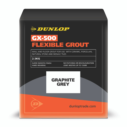 Dunlop GX-500 Flexible Grout Graphite Grey 2.5kg