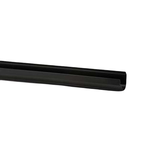 Polypipe Ogee Gutter, Black, 130mm x 70mm, 4m
