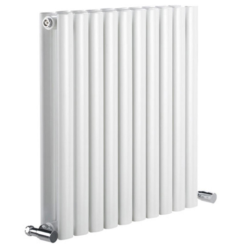 Reina Neva 550 x 1180mm White Double Horizontal Designer Radiator