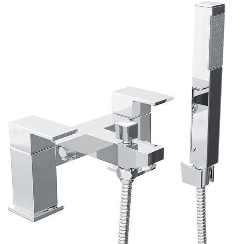 Trisen Two Handle Bath Shower Mixer With Kit