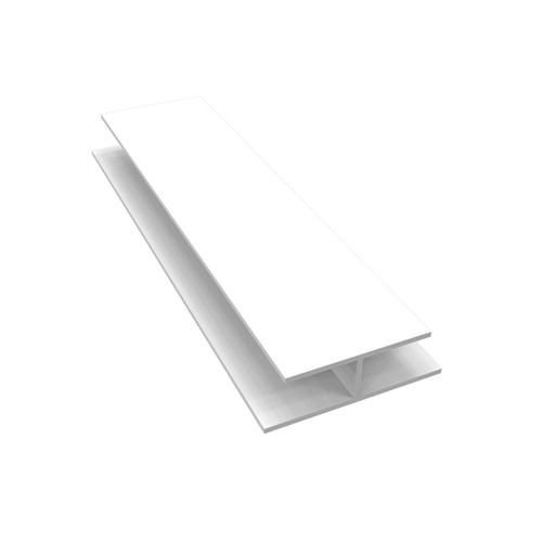 Freefoam Joint Trim, H Section, White, 5m