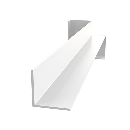Freefoam Square Leg Fascia, 300mm, 90 Degree Internal Corner, White