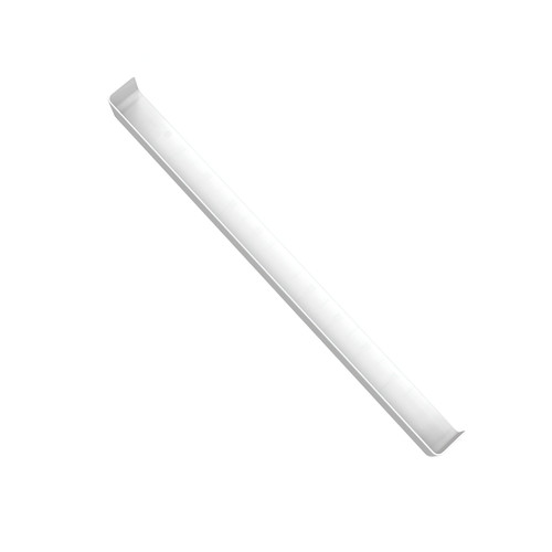 Freefoam Square Leg Fascia, 600mm, Double Corner, White