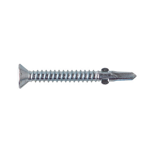 Jcp Woodfix Self Drilling Light Screw, 40mm, Bzp (Pk30)