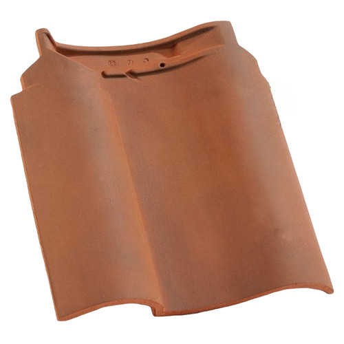 Edilians Panne S LH Verge Double Roll Tile, Burnt Red