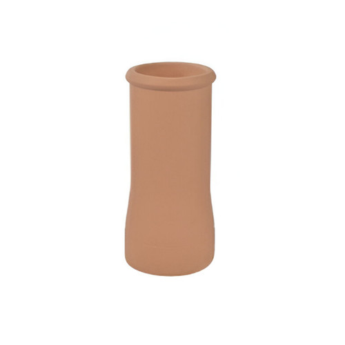 Terracotta Chimney Pot, Plain Roll Top, Buff, 600mm