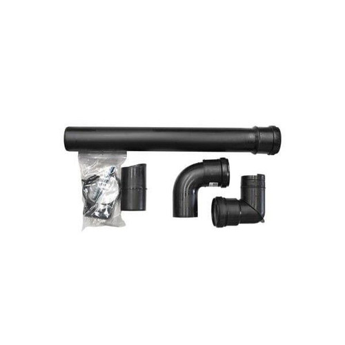 Ideal Logic High Level Flue Outlet Kit, 60mm, Black