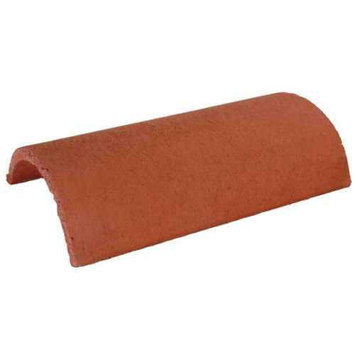 Redland Half Round Ridge Tile, Terracotta