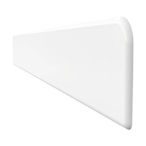 Freefoam Square Leg Fascia Large End Cap, 300mm, White