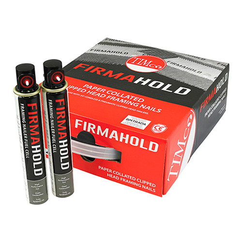 Firmahold Nails, 3.1mm x 90mm, Smooth Galvanised, 2200 & 2 Fuel Cells