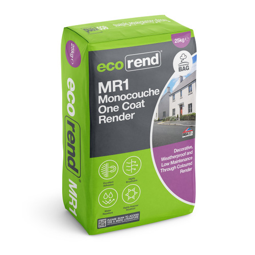 Ecorend mR1 monocouche Render, African Ivory, 25kg