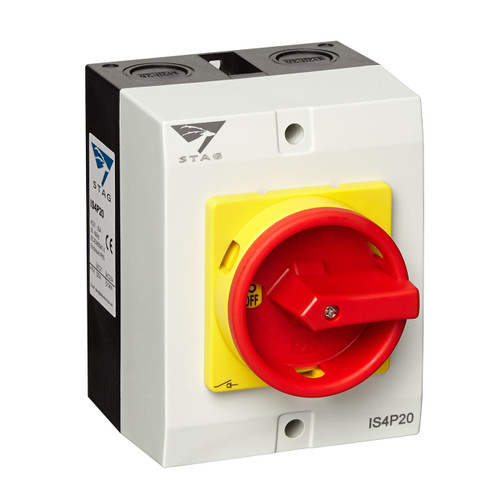 Stag IS4P20 20A 4Pole Rotary Switch