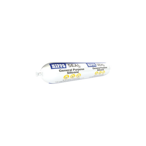 Hippo General Purpose Silicone, White, 400ml, Eco-Pac